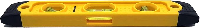 Swanson Tool TL021M 9 In. Speedlite Magnetic Torpedo Level with Rubber End Caps, yellow