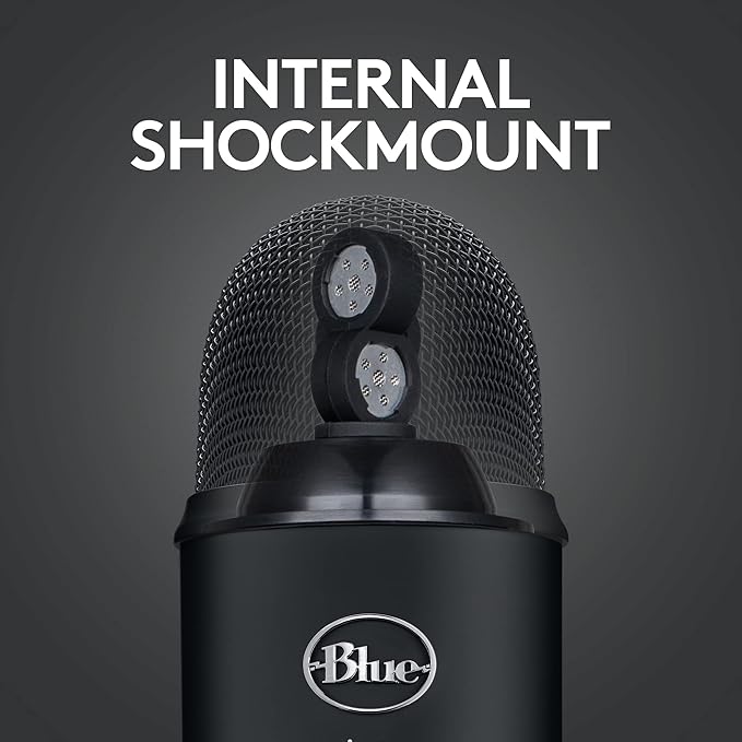 Blue Yeti Streaming Micophone Kit with Microphone for PC/Mac/PS4/PS5