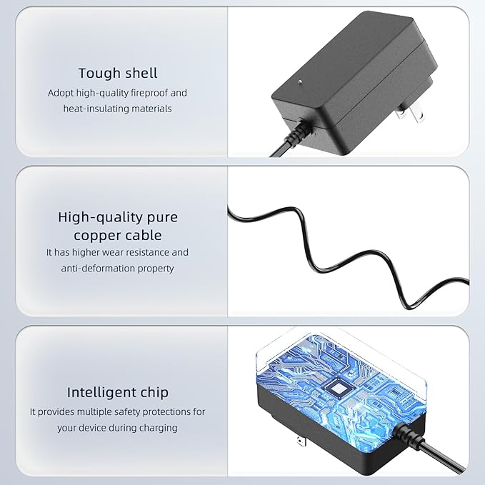 16.8V AC Charger Replacement for Massager Electric Drills Power Screwdriver,14.4V 14.8V 16.8V 4-String Lithium Battery Pack Power Supply Adapter DC Round 5.5X2.1mm