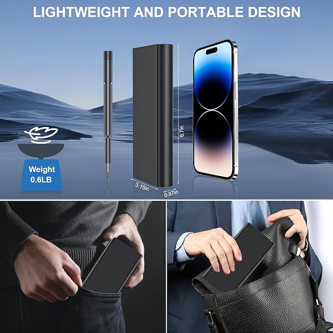 Tanson Precision Screwdriver Set 33-In-1 Small Screwdriver Set,Mini Screwdriver Kit Magnetic Professional Electronic Repair Tool for PC,Computer,Laptop,Iphone,Cell Phone,MacBook,Tablet,Watch,Glasses