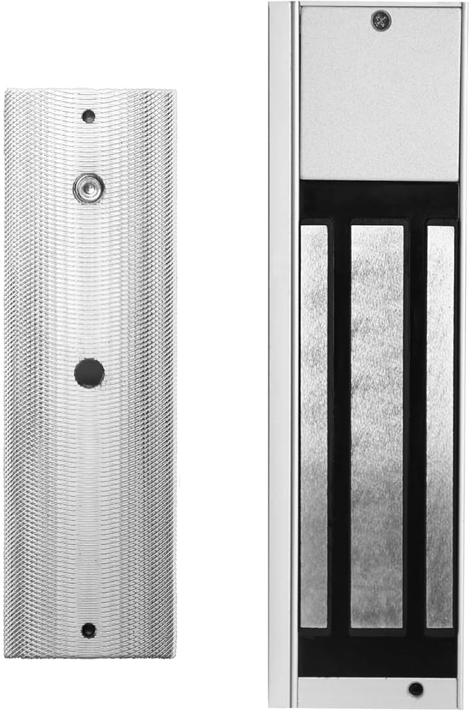 Mag Lock 1200LBS Holding Force Electromagnetic Commercial Lock 12V LED Indicator When Closed NO/NC Options,for Access Control System