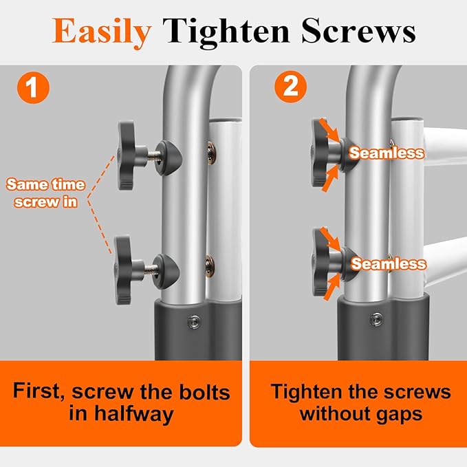 Toilet Safety Rails, Adjustable Handicap Toilet Seat with Handles Over Toilet, Sturdy Toilet Handles for Elderly and Disabled, Stable Toilet Safety Support Rails Frame with Arms for Seniors