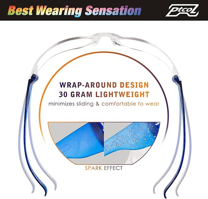 24 Pack Safety Glasses in 6 Galaxy Colors Proective Goggles Anti Scratch, Impact Resistant Clear Eyewear Unisex with ANSI Z87.1 for Laboratory, Shooting, Construction