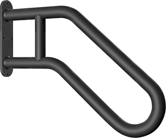 Hand Rails for Outdoor Steps, Handrails for Exterior Steps, Heavy-Duty Non-Slip Stair Railing, U-Shaped Rail for Garage, Porch, Deck, and Garden