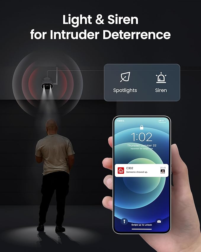 ZOSI 2K Wi-Fi 6 Security Camera System,4pcs 3MP Plug-in Metal WiFi Cameras Indoor Outdoor,AI Person Detection,Color Night Vision,2 Way Audio,8CH 4K NVR with 64GB Memory Card for Motion Recording