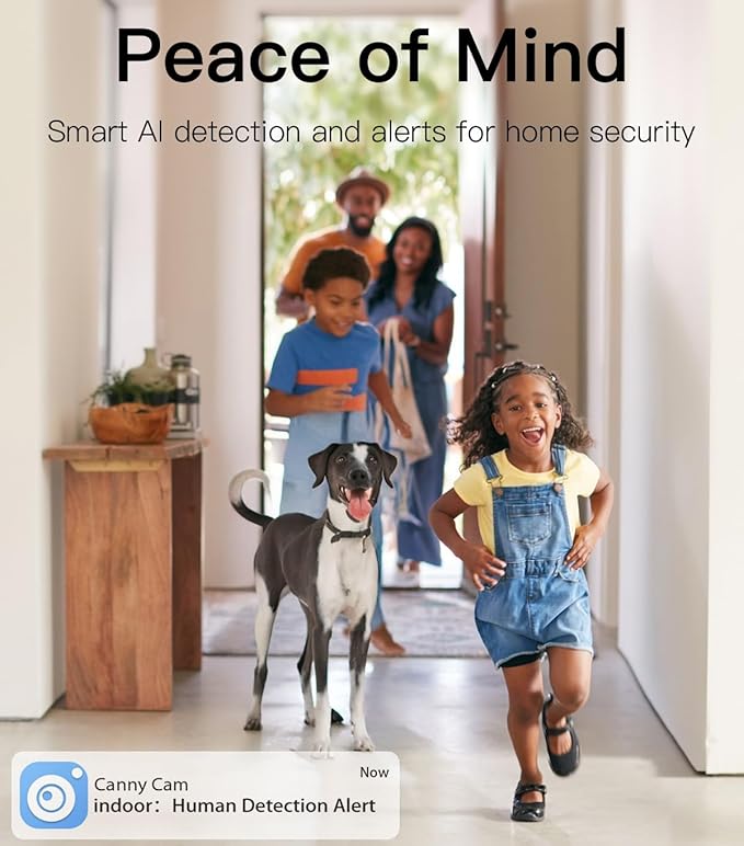 Vimtag Security Camera Outdoor 2.5K, 2.4G/5G Smart Wi-Fi Cameras for Home Security with Color Night Vision, Motion Activated Spotlight/Siren, IP66,2-Way Audio, Support Cloud/512G SD Card Storage,Wired