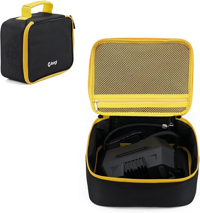 Air Compressor Bag Compatible with AstroAI Tire Inflator Portable Air Pump Fabric Bag for Car Tires 12V DC Auto Tire Pump, Storage Case for Compressor Accessories (Bag Only)