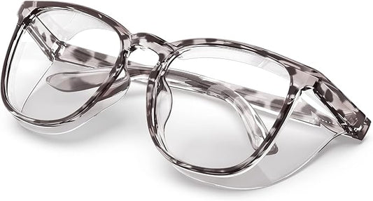 Stylish Safety Glasses, Clear Anti-Fog Anti-Scratch Protective Glasses For Men And Women