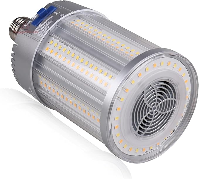 RuggedGrade Aries IV Series 50W LED Corn Bulb | 7,250 Lumens | 5000K Daylight | E39 Base | High Output Post Top or Area Lighting | DLC 5.1 Premium