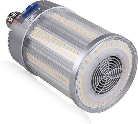 RuggedGrade Aries IV Series 50W LED Corn Bulb | 7,250 Lumens | 5000K Daylight | E39 Base | High Output Post Top or Area Lighting | DLC 5.1 Premium