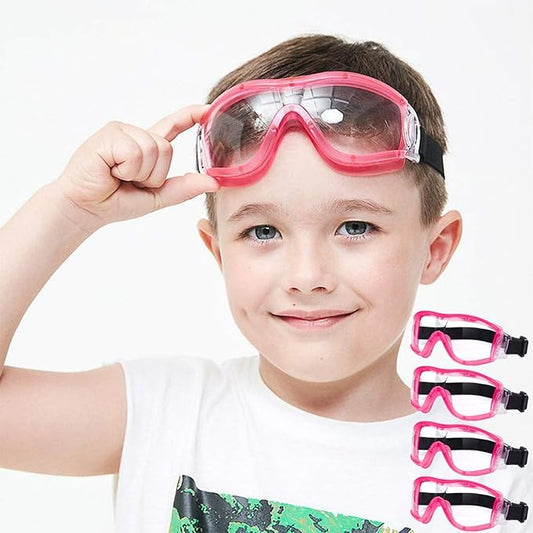 COMLZD Kids Safety Goggles, Safety Glasses For Kids, Kids Sports Goggles Science Lab Eye Protection Resistant Lens Anti-fog…