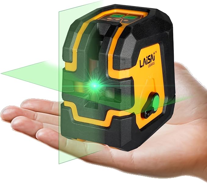 Laser Level, 100FT Self Leveling Laser Level,Single Laser Module, Suitable for Hanging Paintings, Tiling, Decoration and DIY Interior Construction(Laser:Class IIIa, 1.0mW -1.3MW)