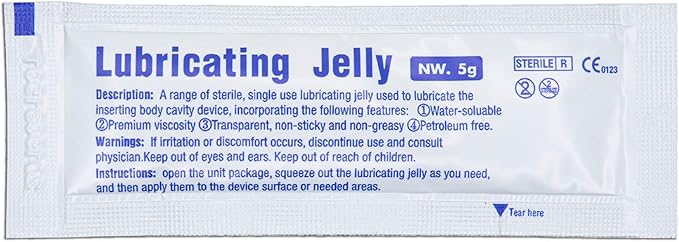 LINE2design Nasal Airway Kit-6 Medical Nasopharyngeal Management Trauma Airways - First Aid Emergency Rescue Latex Free Respiration Tubes with Lubricating Jelly Packets - Pack of 6