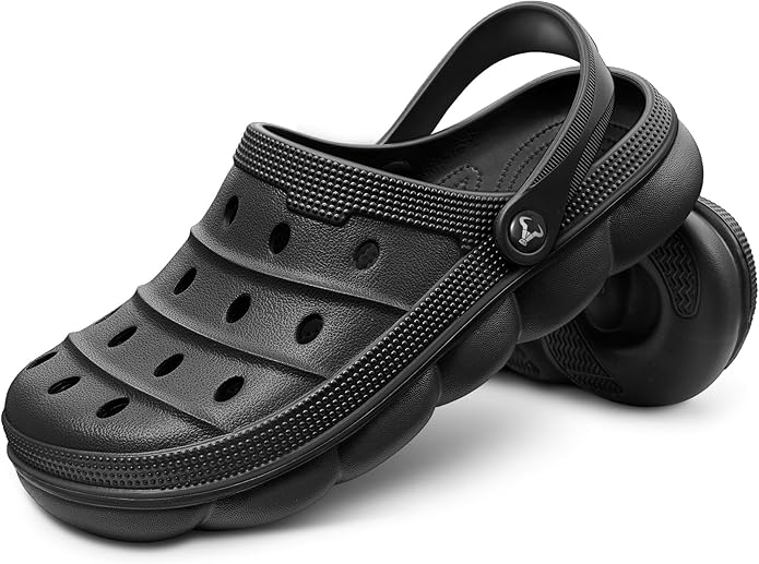 BULLIANT Men Clogs,Comfortable Mules Sandals for Men Women Cushioned Footbed Arch Support-EVA Ligthweight