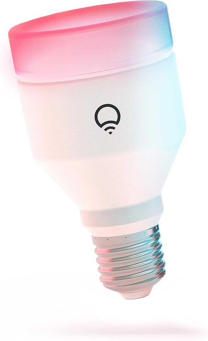 LIFX color, A19 1100 lumens, Wi-Fi Smart LED Light Bulb, Billions of colors and Whites, No bridge required, Works with Alexa, Hey Google, HomeKit and Siri multicolor (Pack of 2)
