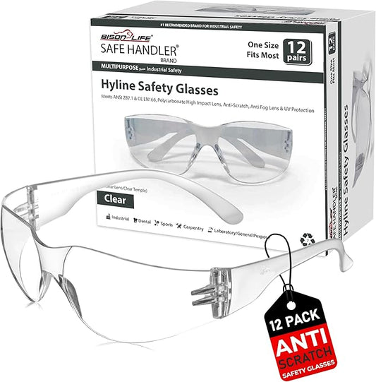 Hyline Anti-Fog Color Safety Glasses Variety, Impact Resistant, Polycarbonate, Anti-Scratch