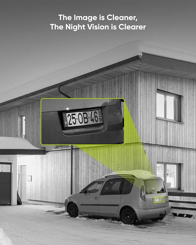 SANNCE 2K 3MP PoE Security Camera System, 8CH 6MP Surveillance NVR with 8 x 3MP HD Weatherproof Cameras with H.265 Video Compression, Smart IR LED, APP Push Alert, Remote Access