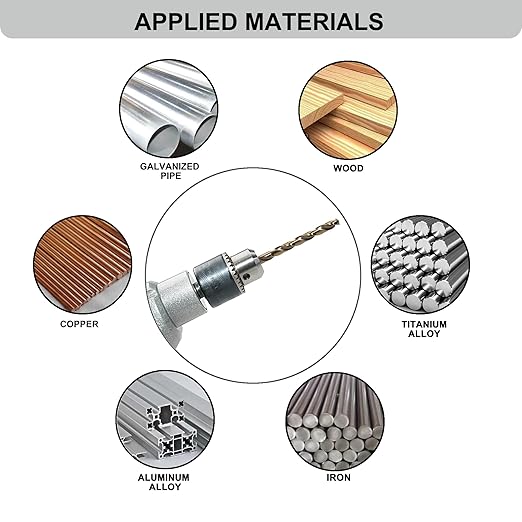 5/16 inch Cobalt Drill Bits, M35 HSS, 135 Degree Tip, Jobber Length Twist Drill Bit Set for Hard Metal, Stainless Steel, Cast Iron, Wood and Plastic, with Storage Case, Pack of 10