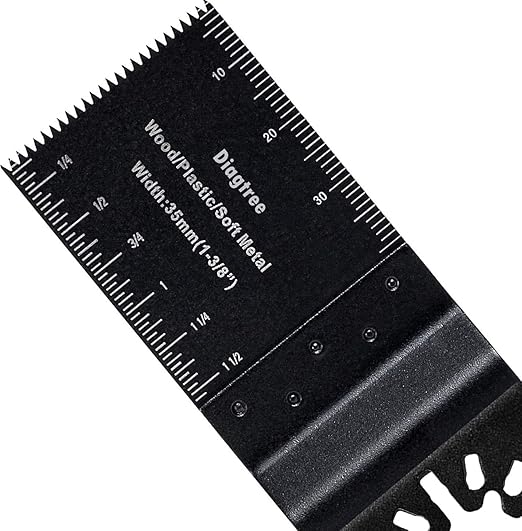 Oscillating Saw Blades, Diagtree 50pcs Wood Universal Quick Release Oscillating Saw Blades Compatible with Fein Dremel Dewalt Craftsman Ridgid Makita Milwaukee Rockwell Ryobi, etc