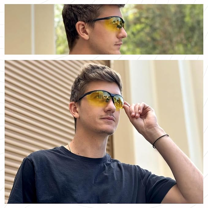 Calabria 91348 4 Pack Bulk Bifocal Safety Glasses +1.50 Clear/Grey/Copper/Yellow Men Women Eye Protection Protective Eyewear