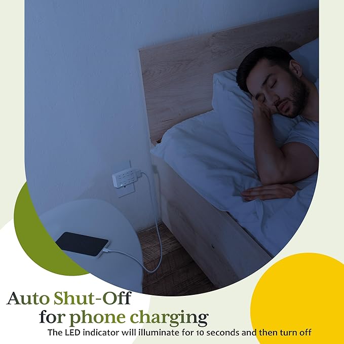 TG 8-Hour Indoor Countdown Plug-in Timer, Timer for Electrical Outlets, 15-30 Min 1-2-4-8 Hour, UL Listed, for Fans or Lights, 1/4 HP, White