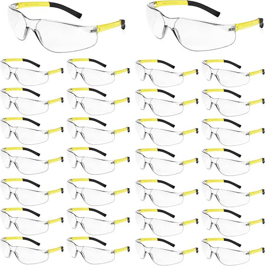 Safety Glasses for Men Women ANSI Z87.1 Safety Glasses Bulk Protective Eyewear Scratch-Resistant