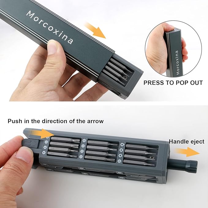 Precision Screwdriver Set, 46 in 1 Mini Screwdrivers, Screwdriver Bit Sets, Multifunction Precision Screwdriver Kit, Repair Tool Kit for Electronics, Computer, Eyeglass, Phone, Watch