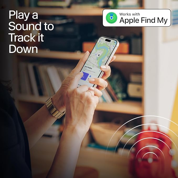 Twelve South PlugBug Travel 120W Charger Block, 4-USB Type C Port Fast Charging for iPhone, iPad, MacBook & More, with Apple Find My Integration, Folding Prongs & Adapters for US, CN, AU, EU, UK, KR