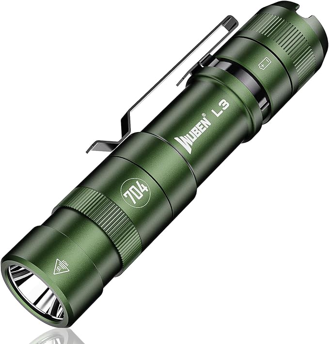 WUBEN L3 Tactical Rechargeable Flashlights, 3000 High Lumen LED Tail Switch Flash Light 4800mAh Dual-Way USB C Charging 7 Light Mode, IP68 Pocket Flashlight for Home, Emergency, Outdoor, Camping