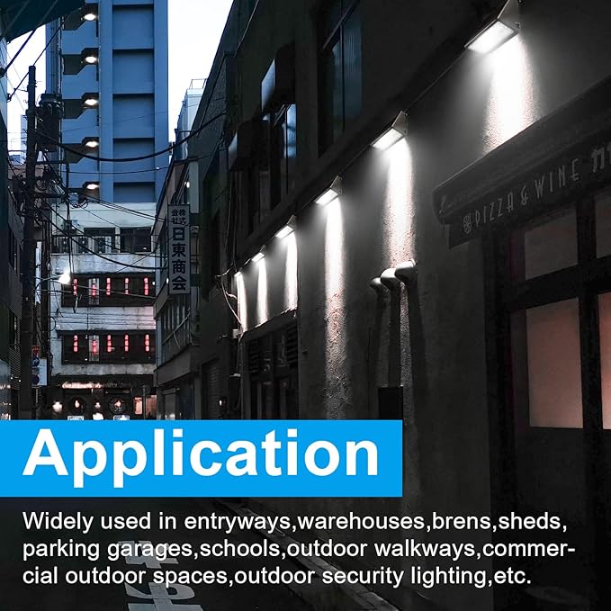 OSTEK 100W Full Cut-Off LED Wall Pack Light with Photocell 11000LM 5000K - Replaces 400 watt Metal halide/HPS, Outdoor Area Full Cutoff Wall Pack led Light Fixture IP65, UL, DLC (watts, 100)