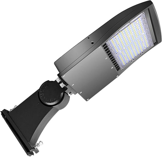 480V 150W LED Shoebox Street Lights - OSTEK LED Parking Lot Pole Lighting 21000LM Waterproof Outdoor Commercial Area Road Lighting 5000K DLC UL