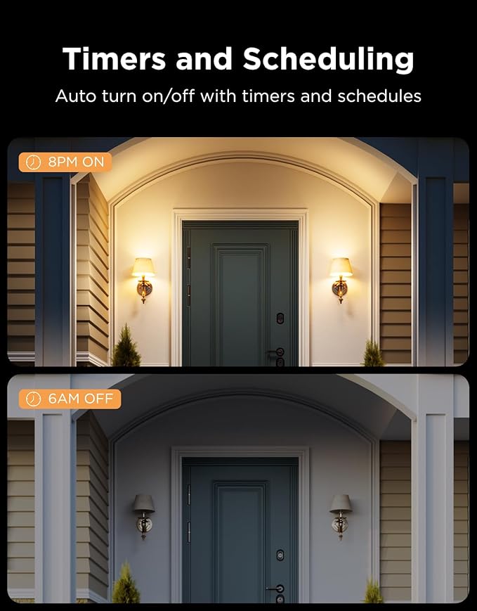 Govee E12 Led Bulb, Smart Light Bulbs Work with Matter, Alexa, Google Assistant, WiFi Candelabra Bulbs 40 Watt Equivalent, RGBWW Color Changing Light Bulb, 2.4Ghz Only, 450 LM, 4 Pack