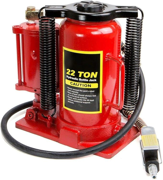 Stark USA 22 Tons Pneumatic Air Bottle Hydraulic Manual Bottle Jack Hoist Maintenance of Automobiles, Agricultural Vehicles, Trucks, Mobile Machinery