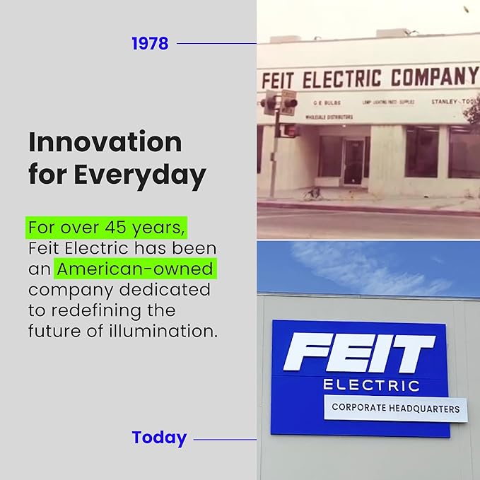 Feit Electric LED 15W T8/T12 U-Bend Direct Replacement or Ballast Bypass Linear LED Light Bulb, 4000K Cool White, 4-Pack