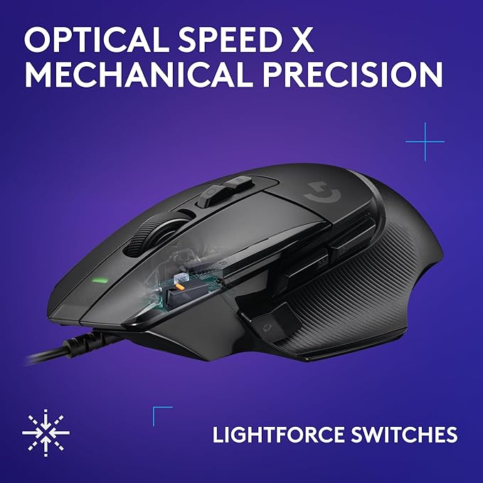 Logitech G502 X Wired Gaming Mouse & G515 TKL Wired Gaming Keyboard, Fully Programmable RGB Low-Profile PC/Mac Keyboard & Mouse Combo - Black