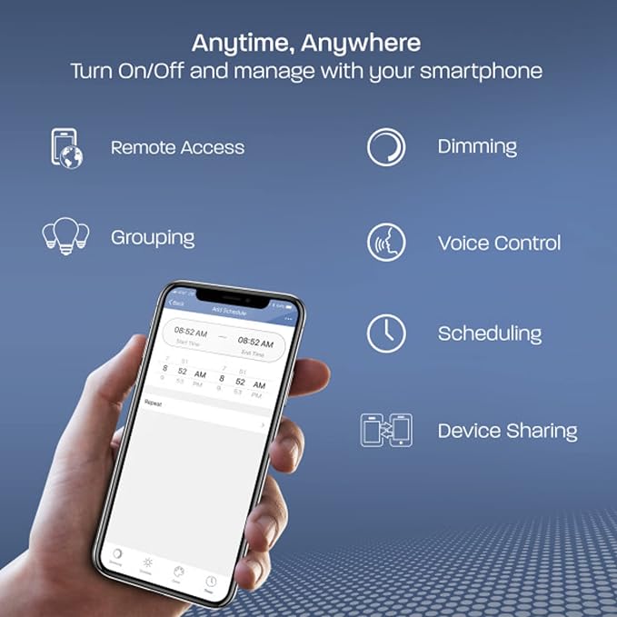 Feit Electric Smart BR30 Wifi Bulb, 5000K Daylight, 2.4GHz WIFI, No Hub Needed, Works with Alexa and Google Home Assistant, App Control, Dimmable, 65W Equivalent, Flood Light Smart Bulb, BR30/950CA/AG