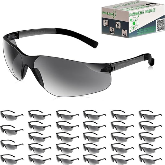 Safety Glasses ANSI Z87.1 Certified for Men & Women - Durable Lab Protective Eyewear for Chemistry & Research