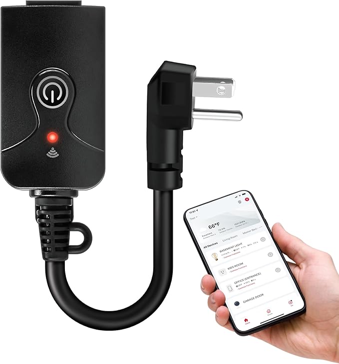 RCA Weatherproof Outdoor Smart Plug w/Outlet Cover, Accessory for Garden & Patio Lights, Lamp, Holiday Decorations, Parties | Set Schedules, Timers | Works w/Google & Alexa Devices for Home, RCA App