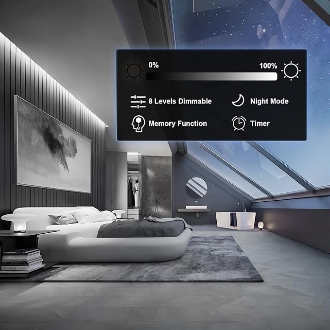 COB LED Strip Lights 5760LEDs, 40FT 6500K Dimmable Cool Light Bright LED Lights for Bedroom Counter Under Cabinet Kitchen