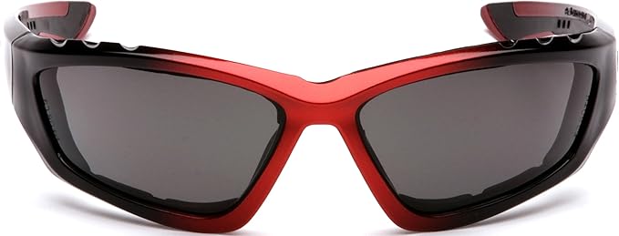 Pyramex Safety SBR8720DTP Accurist Black/Red Gray Anti-Fog