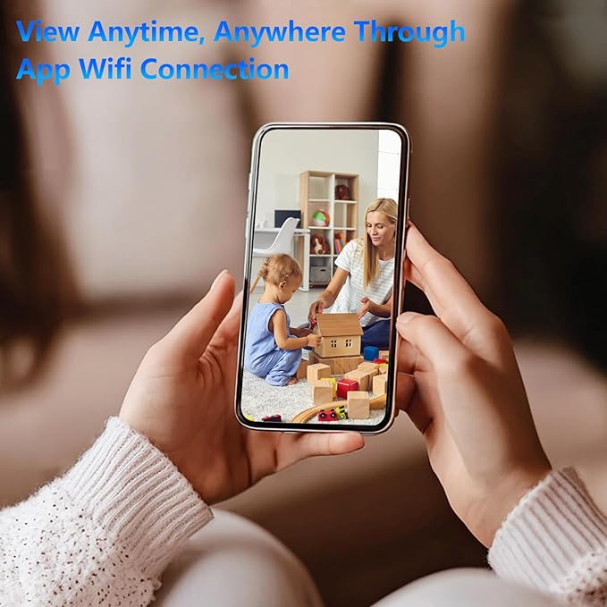 Mini Security Camera, 1080P HD Home Wireless Small Camera, Indoor WiFi Nanny Cam with Motion Detection and Night Vision, 150° Wide View, App Alerts, Cloud & SD Storage, Camer for Kids, Elders, Pet