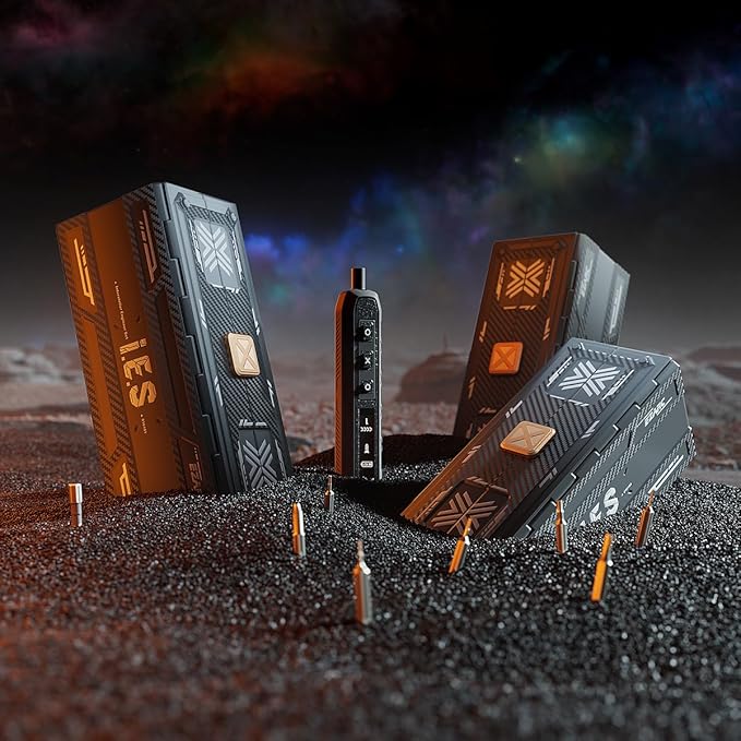 EZARC Electric Screwdriver Set, 181 in 1 Cordless Screwdriver, 3 Torque Settings with 160 Magnetic Precision Bits, Power Screwdriver Repair Tool Kit for Phone Laptop Camera Watch Computer