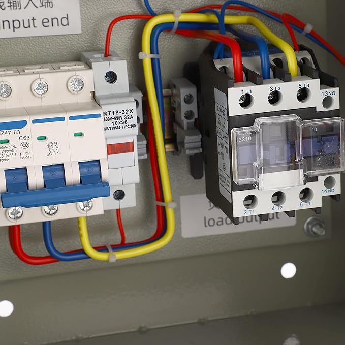 PID Temperature Controller Kit Voltage AC 100~240V with SSR 40DA Solid State Relay,K Type Thermocouple Sensor and Black Heat Sink,3 Phase 15KW High Accuracy Digital Display Smart Temp Control Box 380V