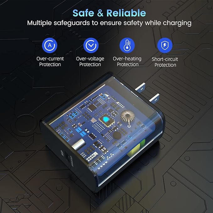 45W Super Fast Charger Type C, [2 Pack] 45 Watt USB-C Charger PD/PPS Wall Charging Block for Samsung Galaxy S25 Ultra/S25+/S25/S24/S23 Ultra/S23+/S22 Ultra/S22+/S20 Ultra, Tab S8(with 2X 8ft Cable)