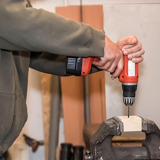 20Pcs Concrete Drill Bit Set 5mm Alloy Masonry Drill Bit Set Stable Carbide Tipped Tile Drill Bit Cross Head 1/4 Hex Shank Drilling Hole Bit for Concrete Cement Brick Wood (5mm 20pcs)