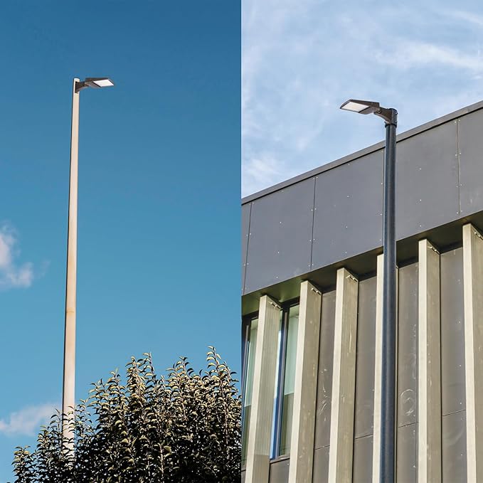 150W LED Parking Lot Light, 21000LM(140lm/w) LED Shoebox Area Light(600W HID/HPS Equivalent), 5700K Dimmable Outdoor Commercial Street Lighting -10KV Surge Protection IP65 100-277V UL DLC Listed