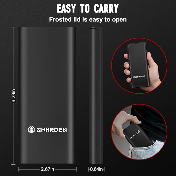 SHARDEN Small Screwdriver Set, 31 in 1 Screw Driver Set Kit with Torx, Phillips, Flathead, Mini Repair Tools Kit for Laptop, Phone, MacBook, Computer, Electronics, Glasses, Watch