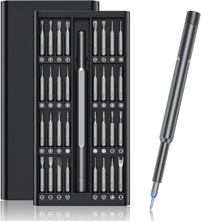 Tanson Precision Screwdriver Set 33-In-1 Small Screwdriver Set,Mini Screwdriver Kit Magnetic Professional Electronic Repair Tool for PC,Computer,Laptop,Iphone,Cell Phone,MacBook,Tablet,Watch,Glasses