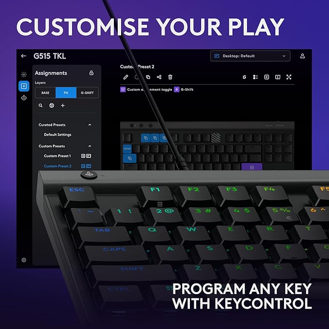 Logitech G502 X Wired Gaming Mouse & G515 TKL Wired Gaming Keyboard, Fully Programmable RGB Low-Profile PC/Mac Keyboard & Mouse Combo - Black