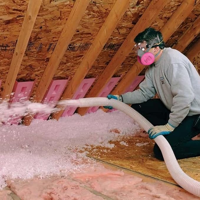 Half Facepiece Reusable Respirator， with 2097 filters Against Dust, Particle, Pollen, Lead Paint & Asbestos,Widely Used in Painting, Cement plant，Decorating Carpentry, Welding, Metal Cutting